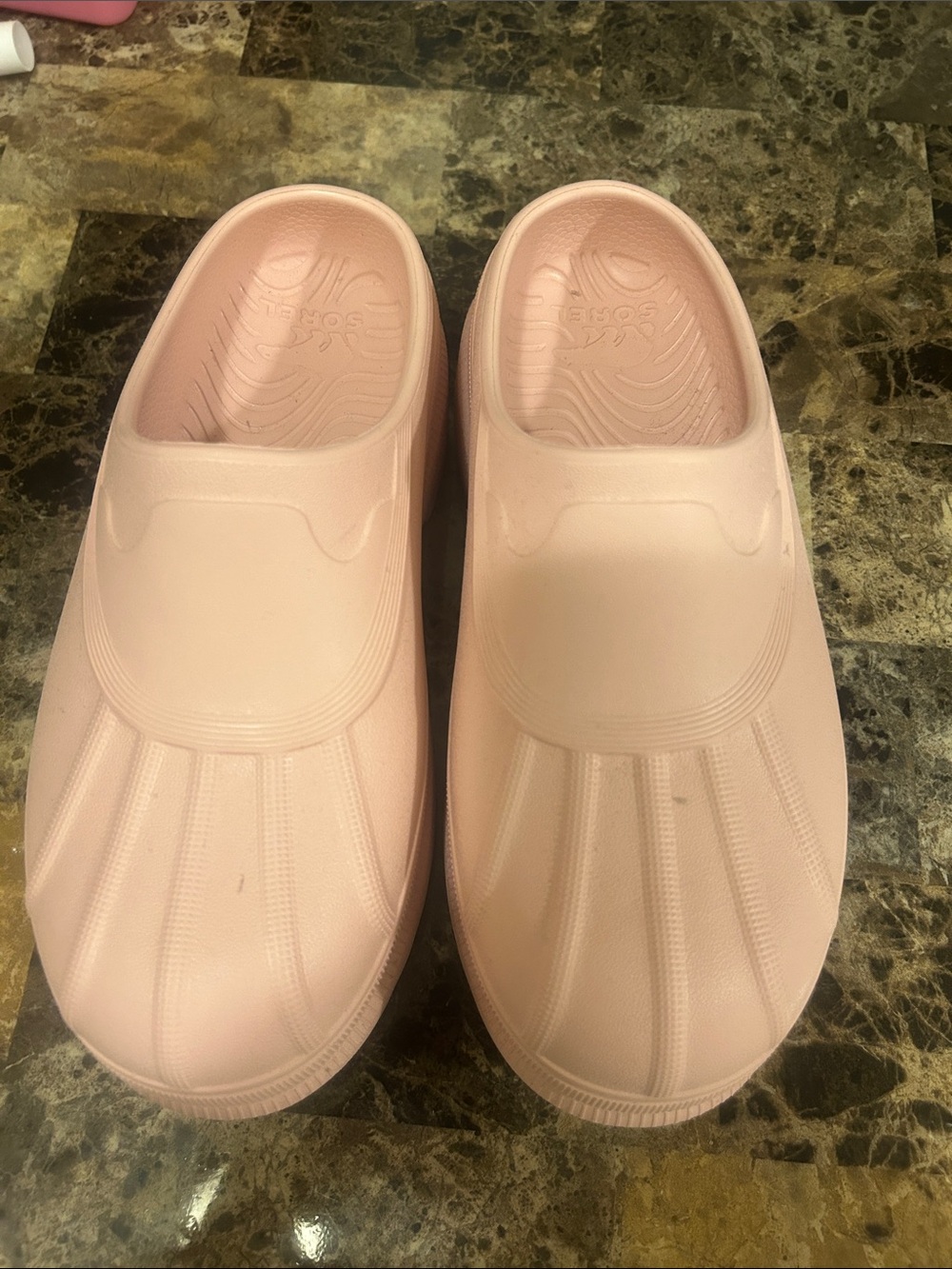 Sorel rain slip ons